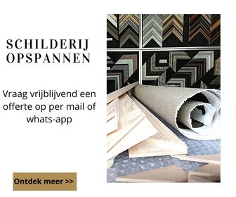 Schilderij opspannen