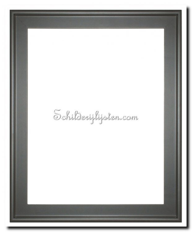 Baklijst Mat Zwart 4cm