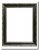 195-11.44 Tweekleurige schilderijlijst Bernadotte Antiekzilver-zwart
