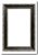 195-11.44 Tweekleurige schilderijlijst Bernadotte Antiekzilver-zwart