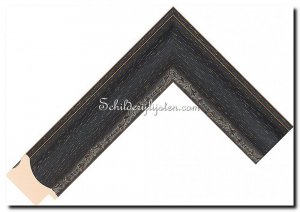 Schilderijlijst Marais II Ebbehout-zwart 4cm